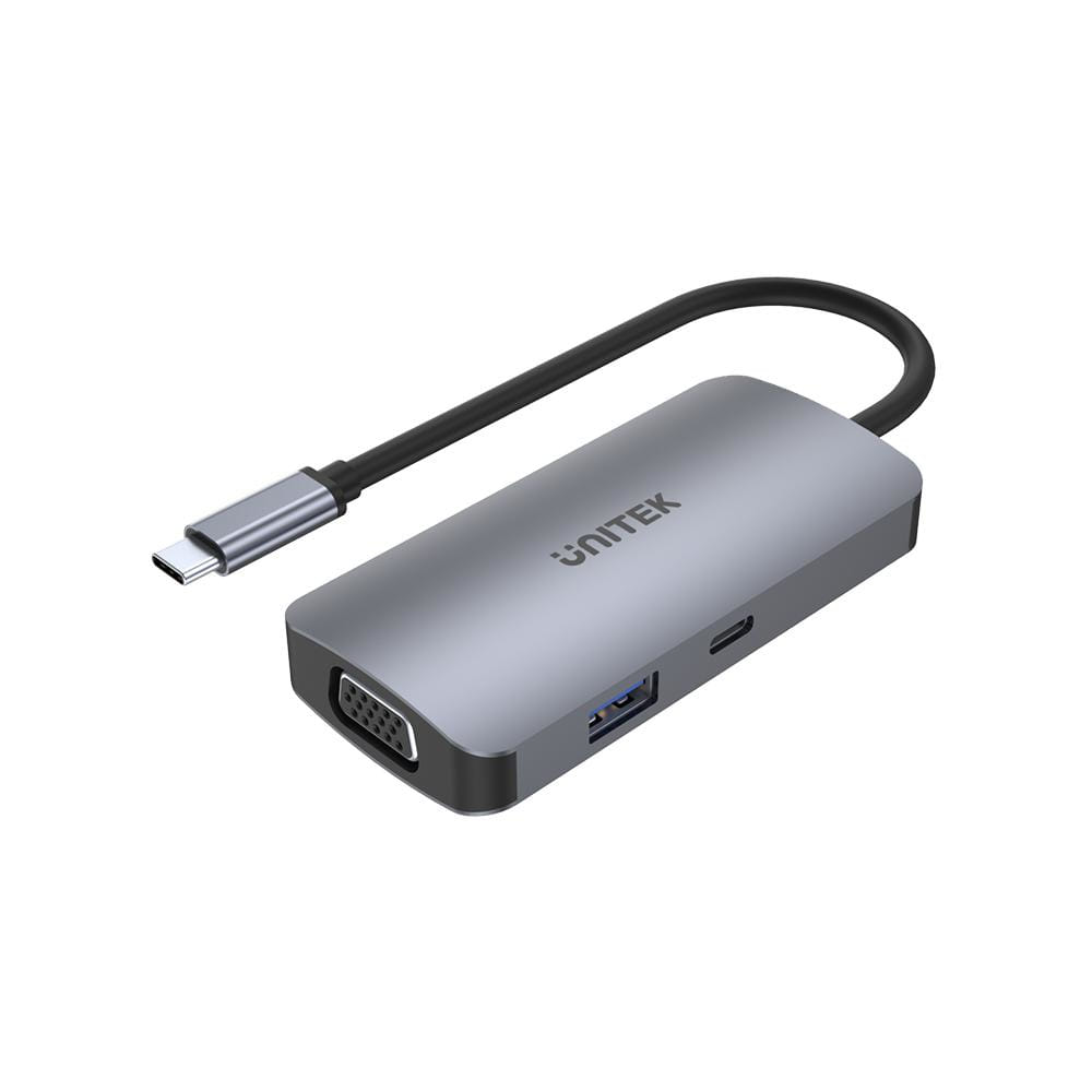 Unitek 5-in-1 USB-C 5Gbps Hub with MST - Space Grey