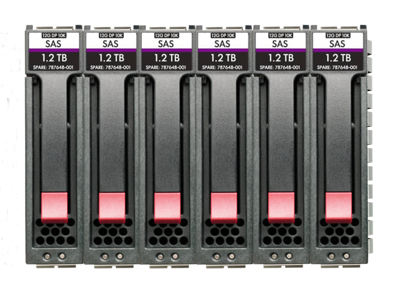 HP MSA 7.2TB SAS 10K SFF M2 6pk HDD Enclosure