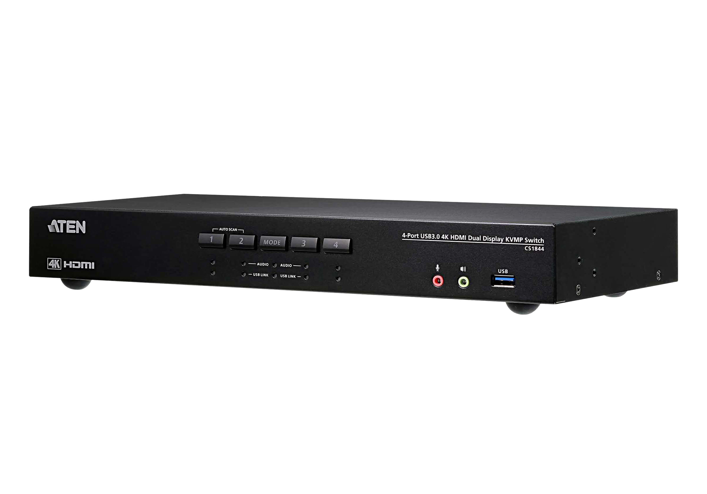 ATEN 4-Port USB 3.0 4K 60Hz Dual HDMI KVMP