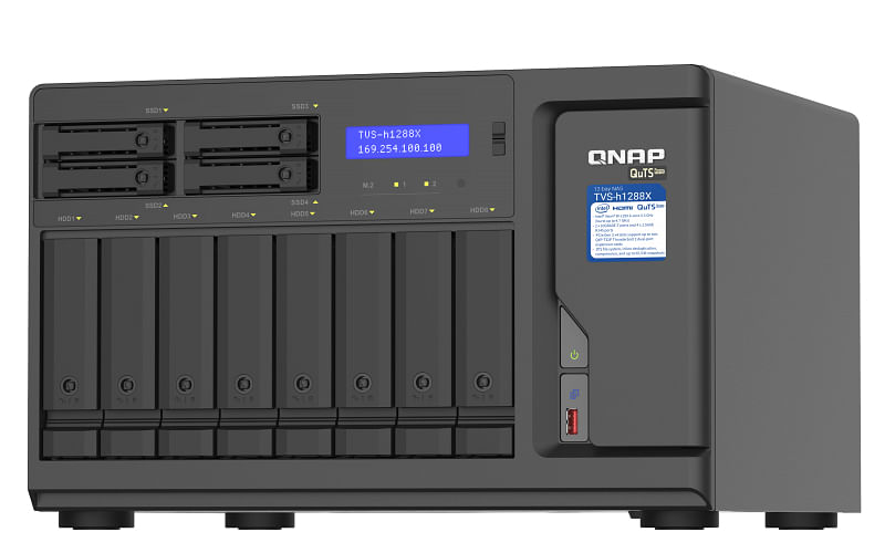 QNAP 8-Bay Xeon W-1250 6-Core 16GB UDIMM Tower NAS
