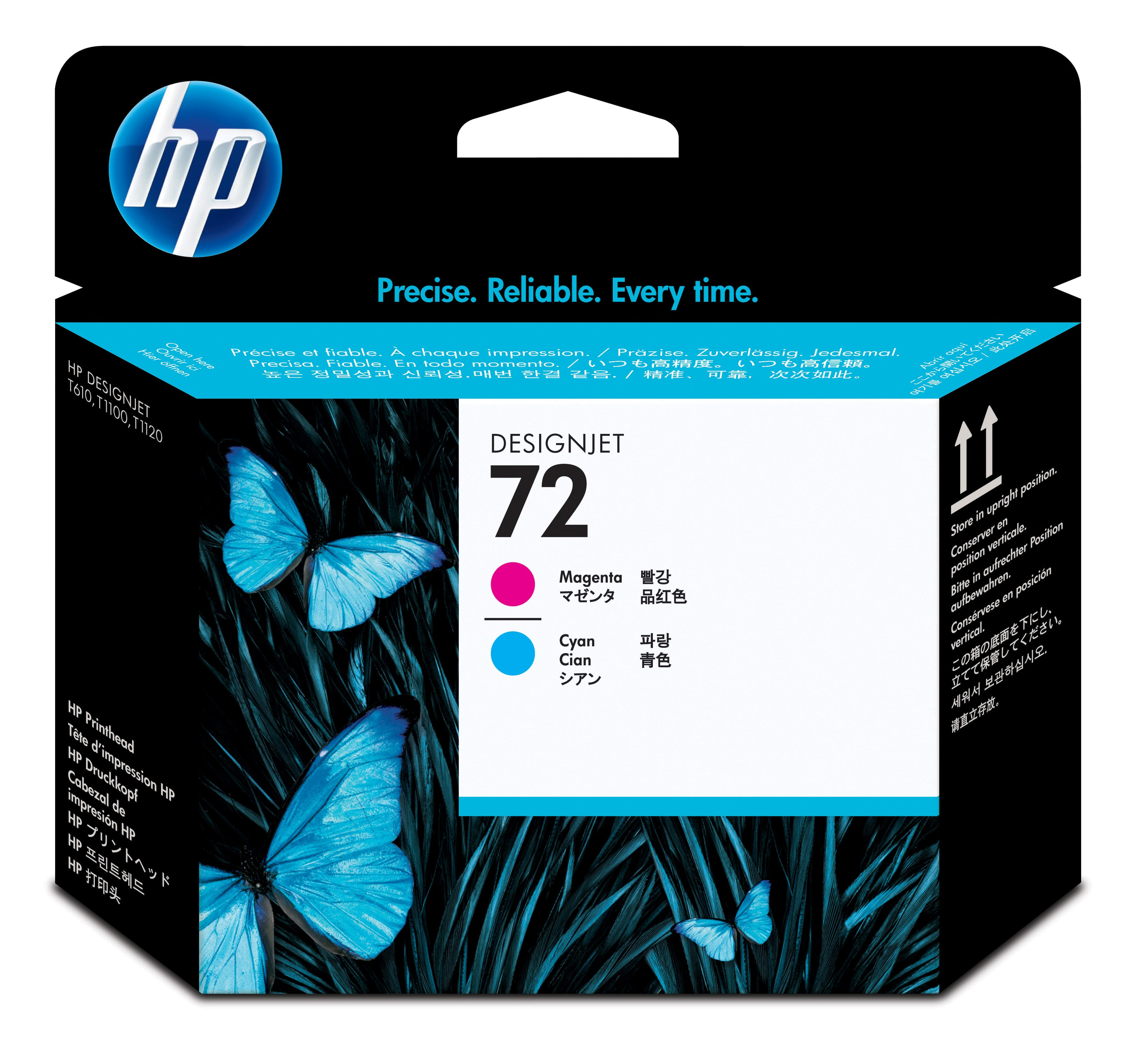 HP 72 Magenta/Cyan Printhead