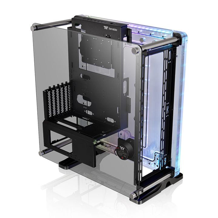 Thermaltake DistroCase 350P Midi Tower Tempered Glass ATX Computer Case - Black