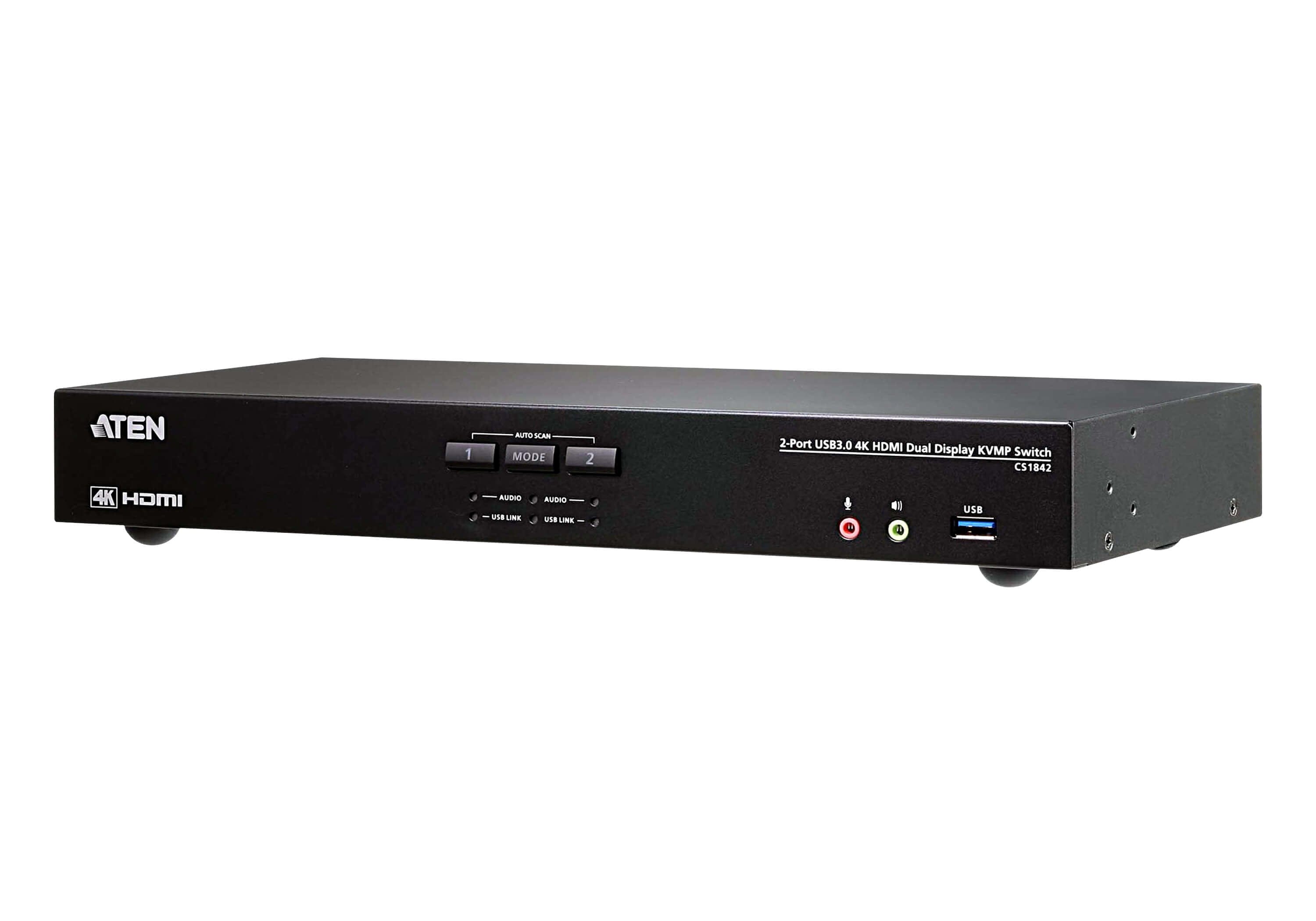 ATEN 2-Port USB 3.0 4K 60Hz Dual HDMI KVMP