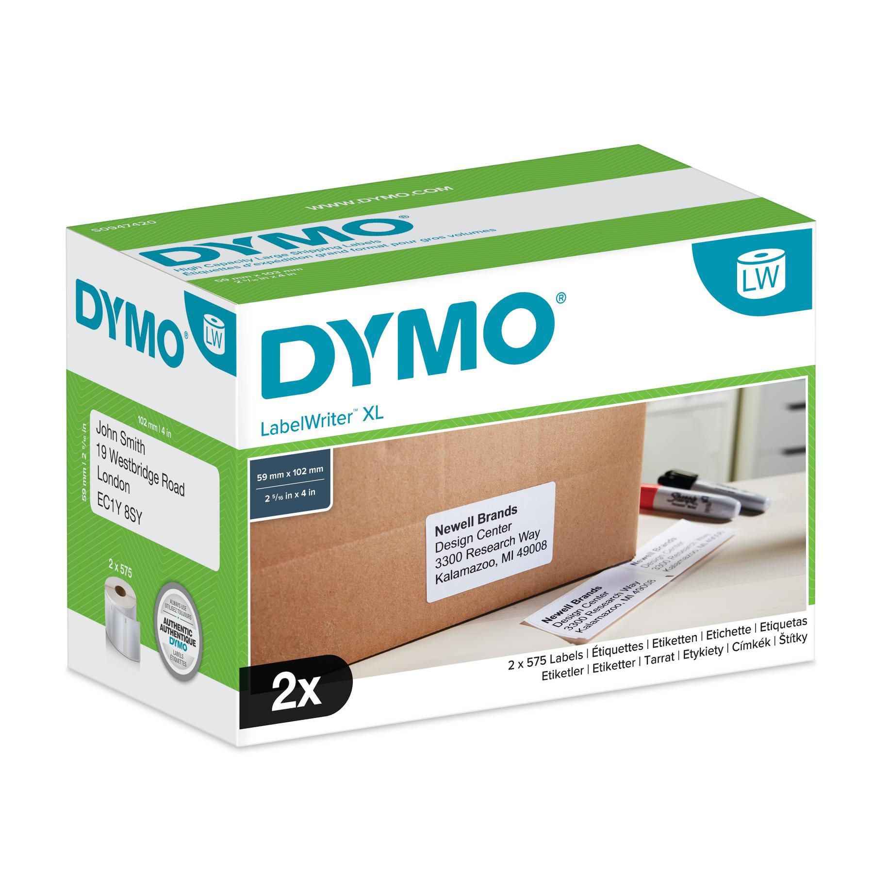DYMO High Capacity Shipping Labels - 102x59mm 