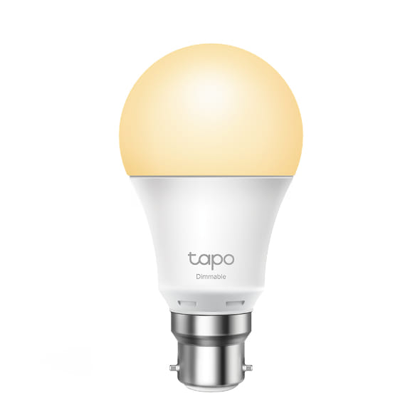 TP-Link Tapo Smart Wi-Fi LED Bulb with Dimmable Light - Bayonet Fitting
