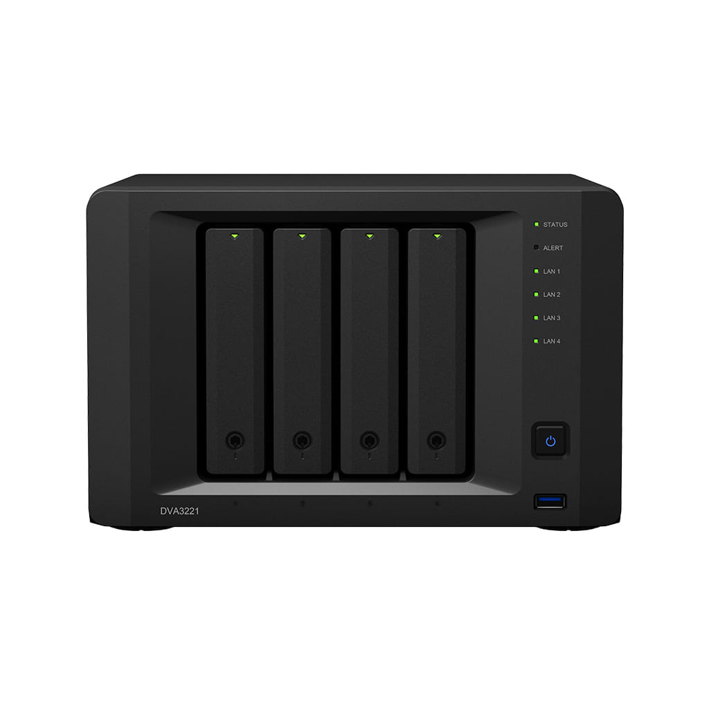 Synology 4-Bay Deep Learning Tower NVR Surveillance Solution