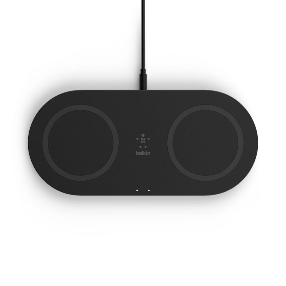 Belkin Boost Charge 15W Dual Wireless Charging Pads Black Indoor