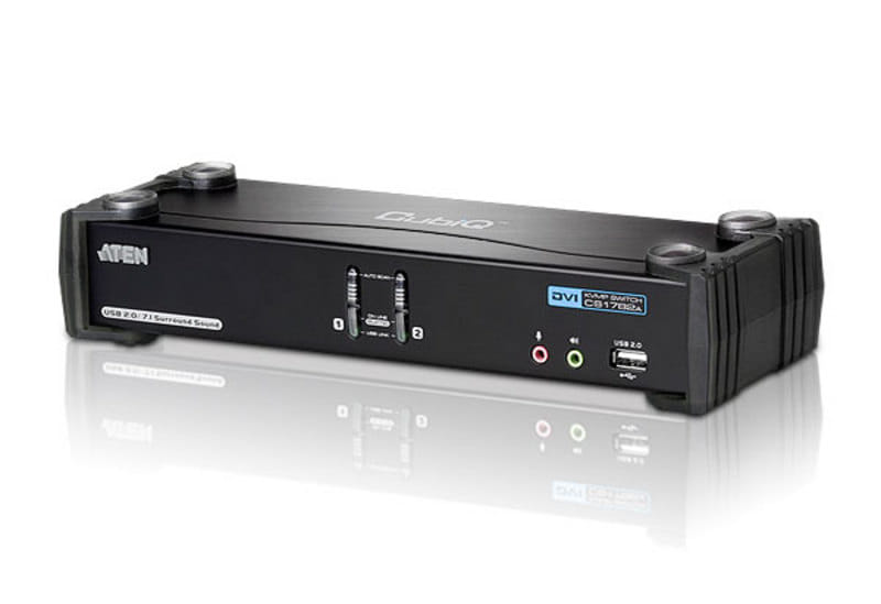 Aten 4 Port USB Dual-Link DVI KVMP Switch
