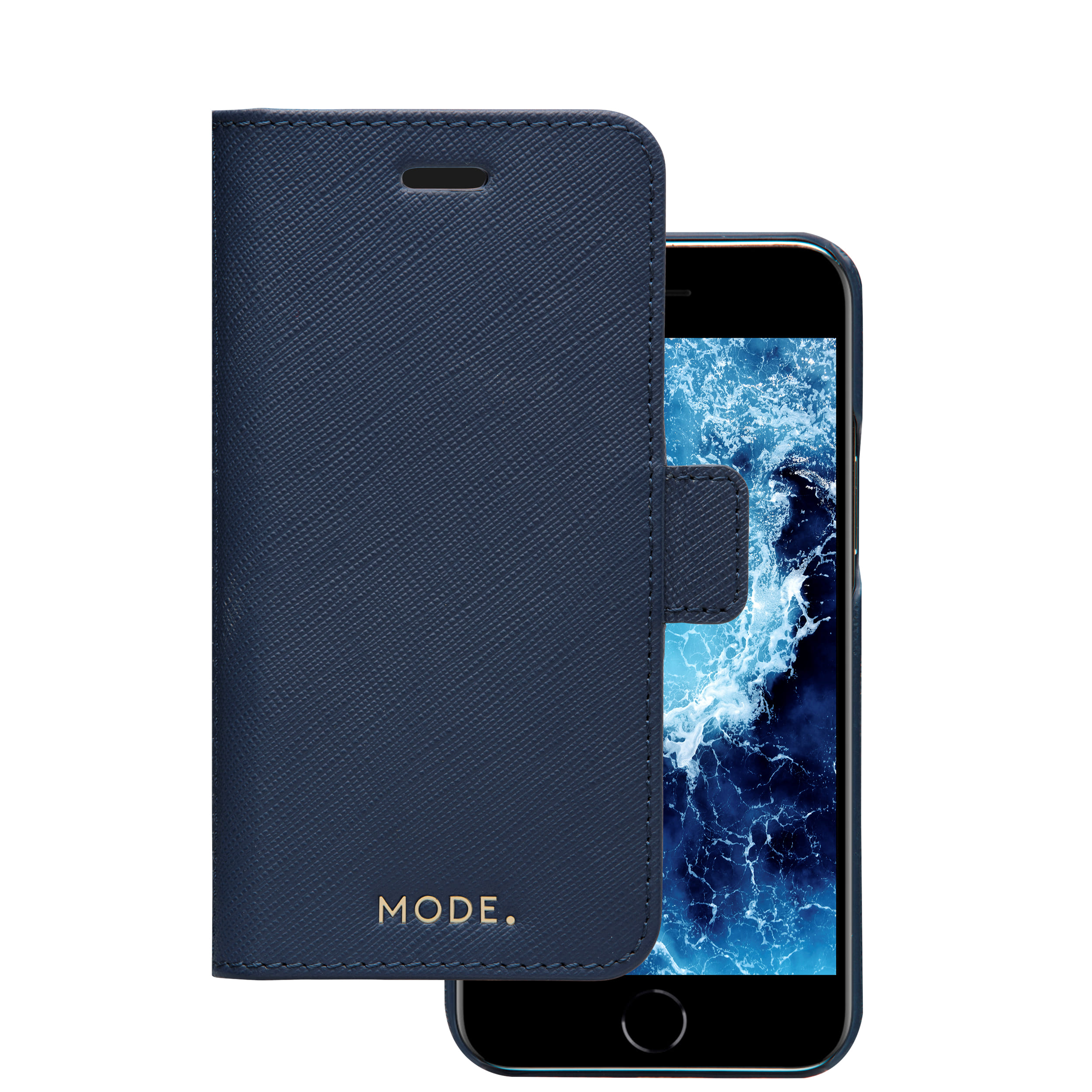 Dbramante iPhone SE 2/3rd Gen New York Case - Ocean Blue