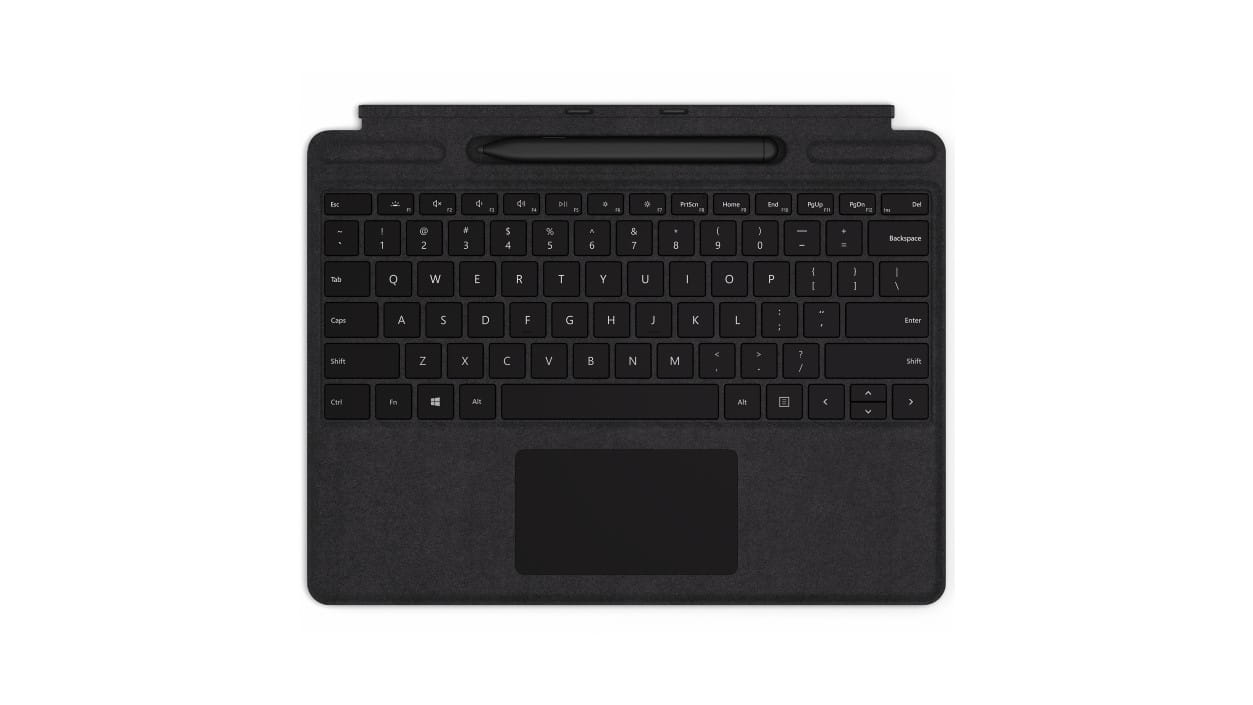 Microsoft Surface ProxSignature Keyboard Black Cover Port QWERTY English