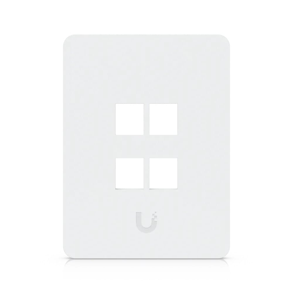 Ubiquiti Keystone Wall Plate Vertical 4-Port 4-Pack