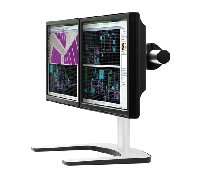 Atdec Freestanding Dual Monitor Stand