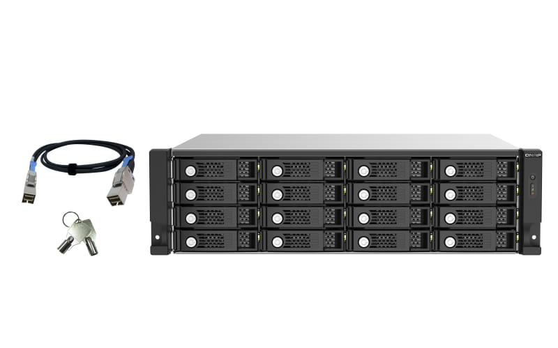 QNAP 16-bay 3U Rackmount SAS 12Gbps Enclosure