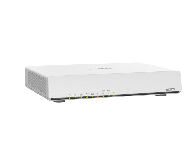 QNAP Dual 10G WiFi6 AX3600 Fanless SD-WAN Router