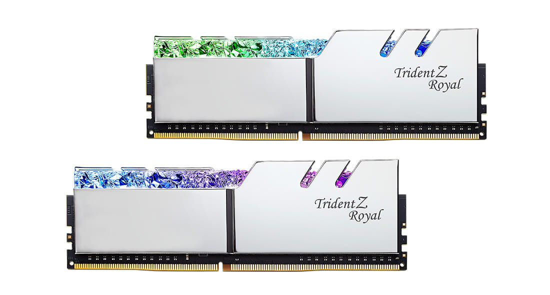 Trident Z Royal Silver 32GB(2x16) DDR4-3600 CL14 Memory