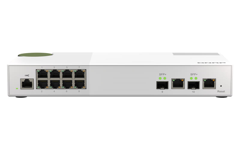 Qnap 8-Port 2.5GbE & 2-Port 10GbE Combo Managed Desktop Switch
