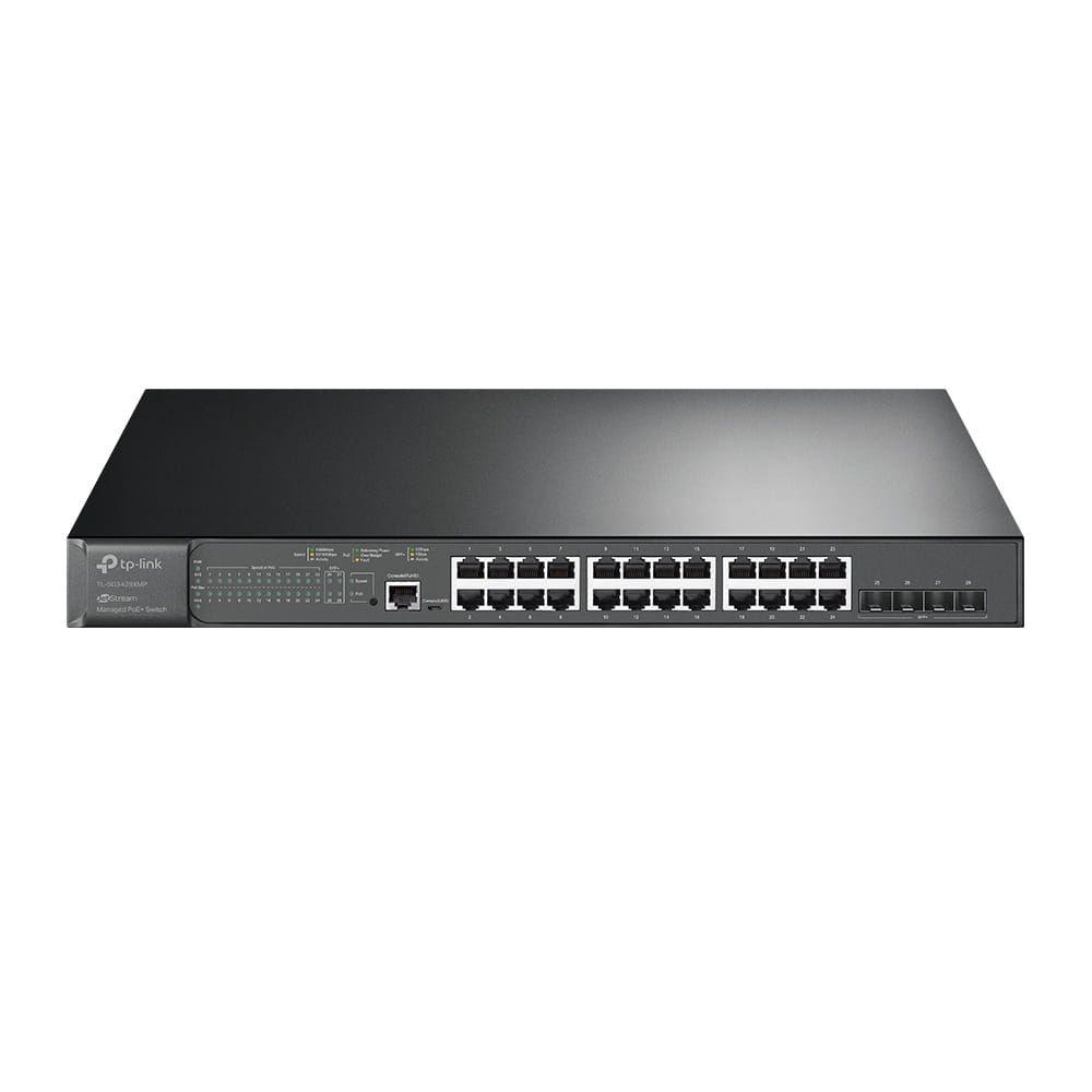 TP-Link JetStream 24-Port Gbit/4-Port 10GE SFP+