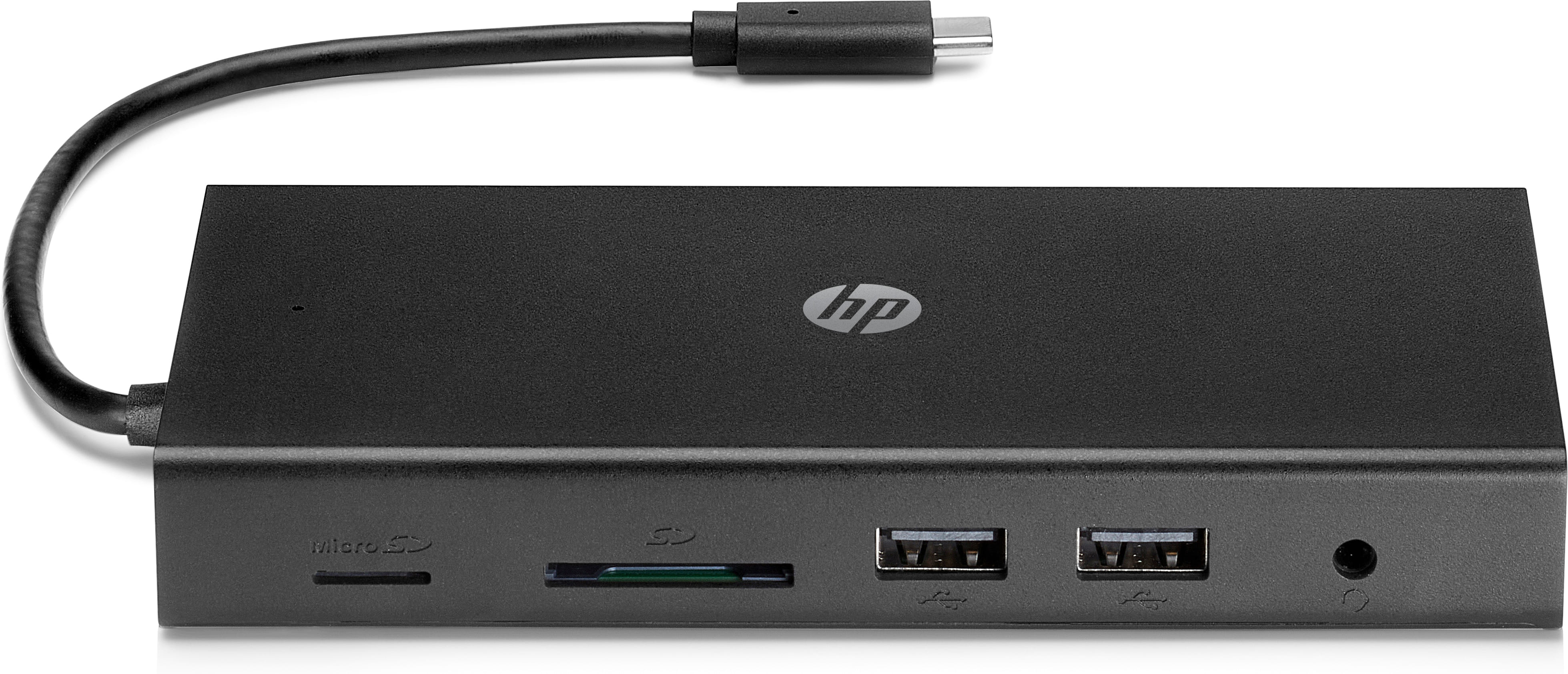 HP Travel USB-C Multi Wired USB 3.2 Gen 1 (3.1 1) Type-C Black