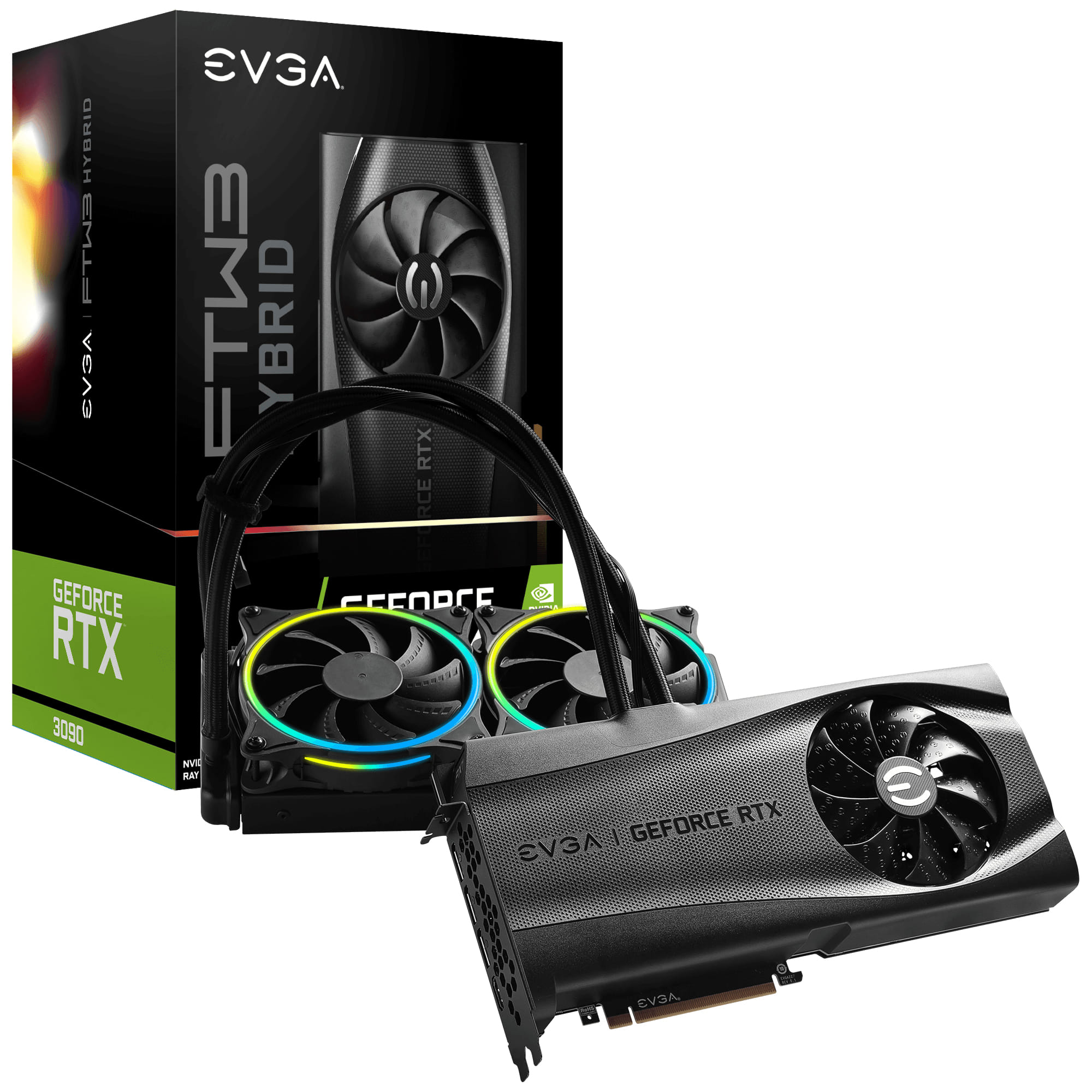 EVGA FTW3 Ultra Hybrid Gaming GeForce RTX 3090 24GB