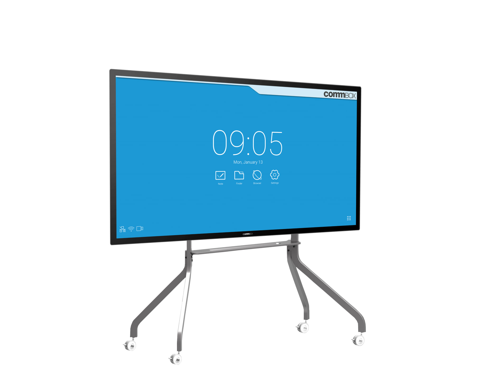 Commbox Elegance Mobile Stand With Pen Shelf