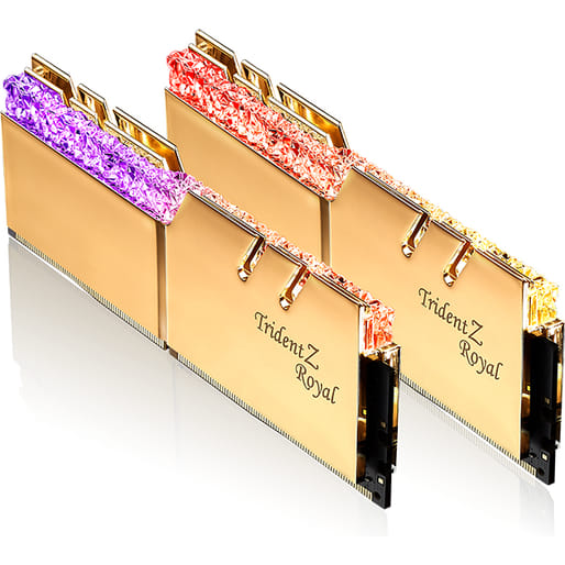 Trident Z Royal Gold 32GB(2x16) DDR4-4000 Memory - Main Image