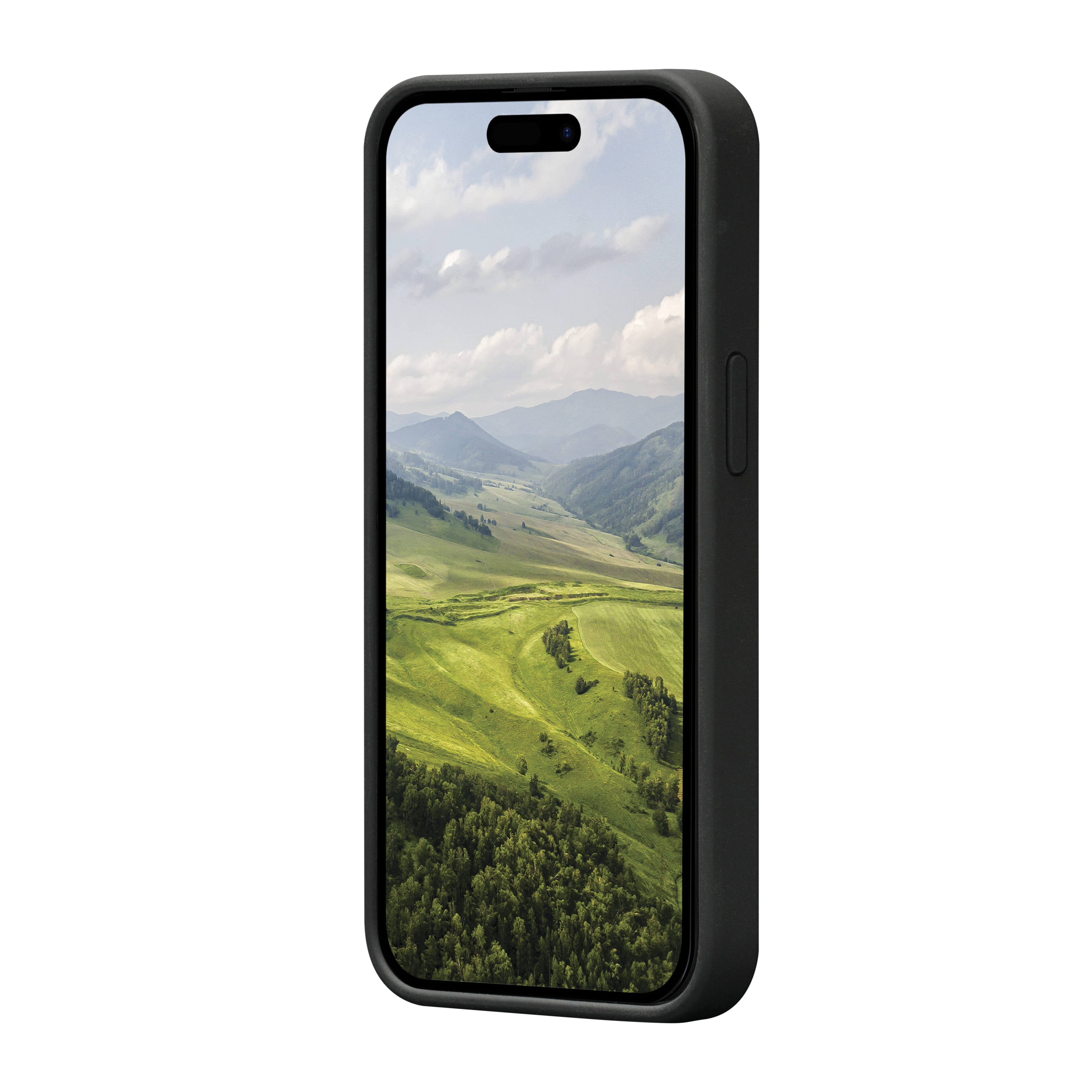 Dbramante Monaco MagSafe iPhone 15 Silicone Case - Night Black