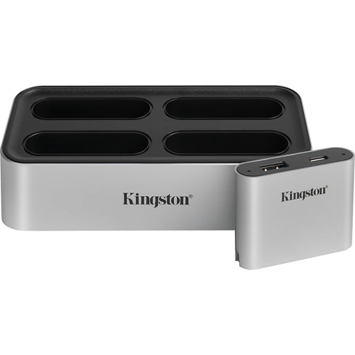 Work Flow Station Computer Kingston Workflow Station Wired USB-C Black, Silver