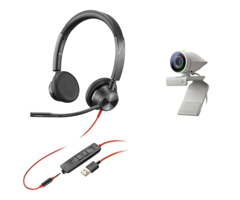 Poly Studio P5 and Blackwire 3325 Work From Home Bundle