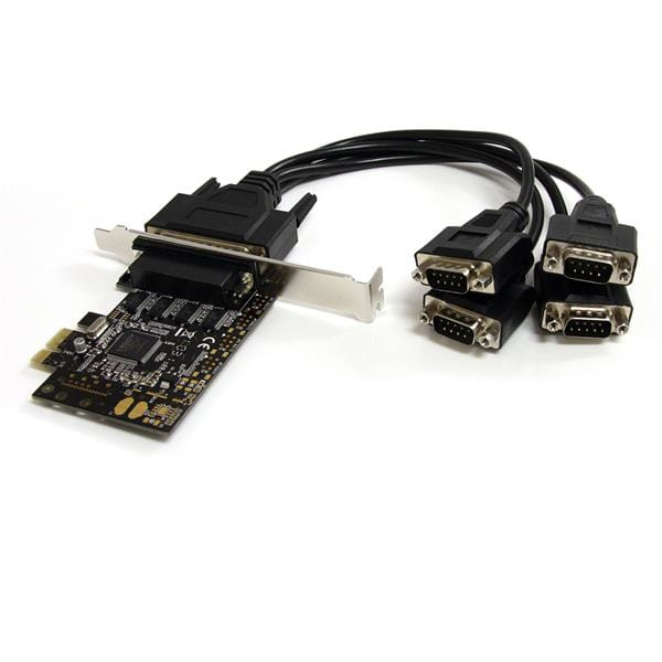Startech 4-Port RS232 PCI Express Serial Card with Breakout Cable