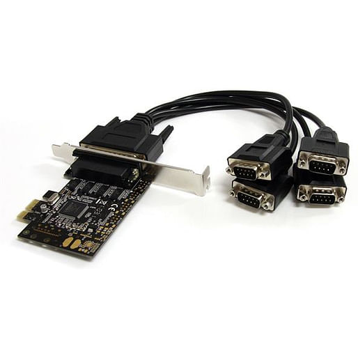 Startech 4-Port RS232 PCI Express Serial Card with Breakout Cable