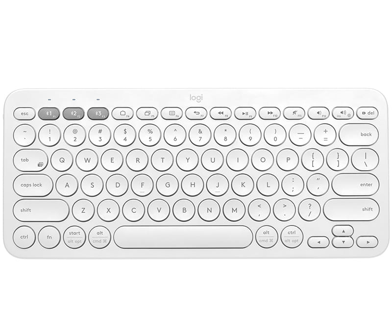 Logitech K380 Multi-Device Bluetooth Keyboard - Off-white
