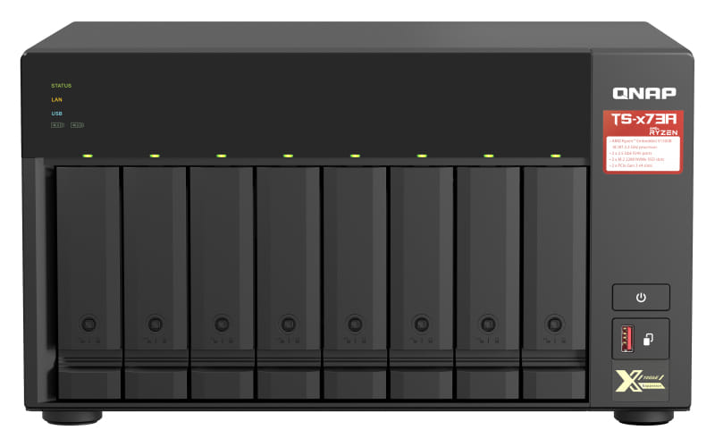 QNAP 8-Bay NAS (No Disk) QC 2.2GHz 8GB