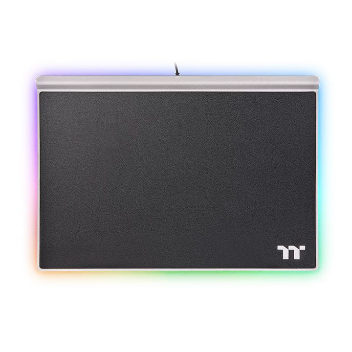 Thermaltake Argent MP1 RGB Gaming Mouse Pad Black, Titanium