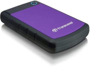 Transcend StoreJet 25H3 1TB Purple External Hard Drive HDD