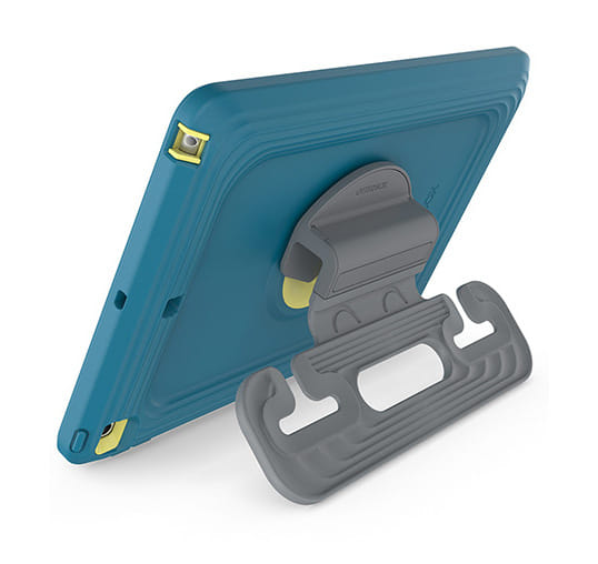 OtterBox EZGrab iPad 7th/8th/9th Gen Antimicrobial Tablet Case - Galaxy Runner Blue