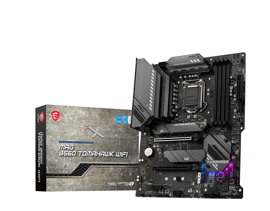 MSI MAG B560 TOMAHAWK WIFI LGA 1200 ATX Motherboard