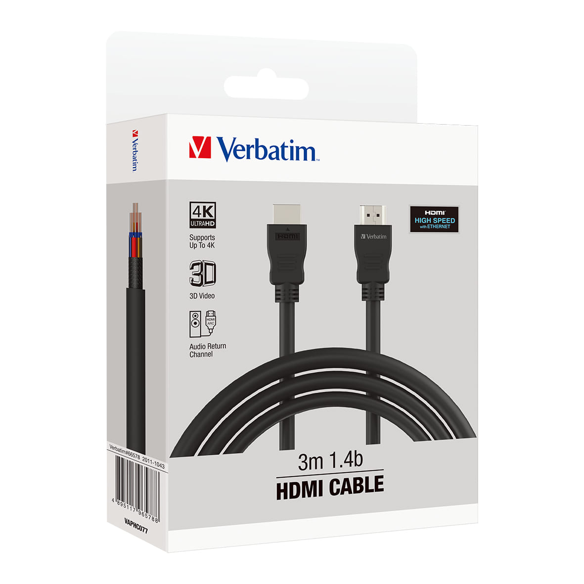 Verbatim HDMI Cable 3m - Black