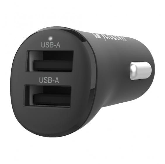 Verbatim Car Charger - Dual Port 3.4A Black
