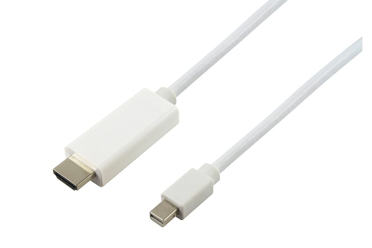 Comsol 2MTR Mini DP Male to HDMI Male Cable