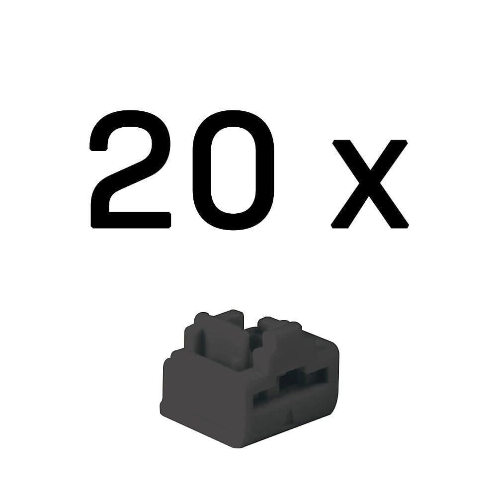 Lindy RJ-45 Port Blocker (no key) 20 Pack Black