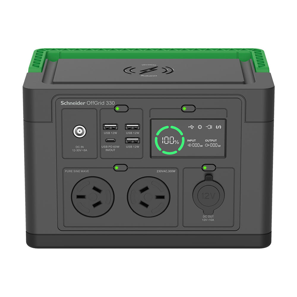APC OffGrid Portable Power Station 330 120V 332Wh