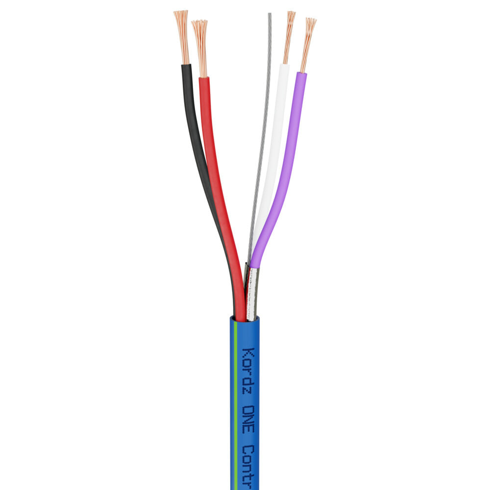 Kordz ONE 18AWGx2C Control Cable Blue 305m