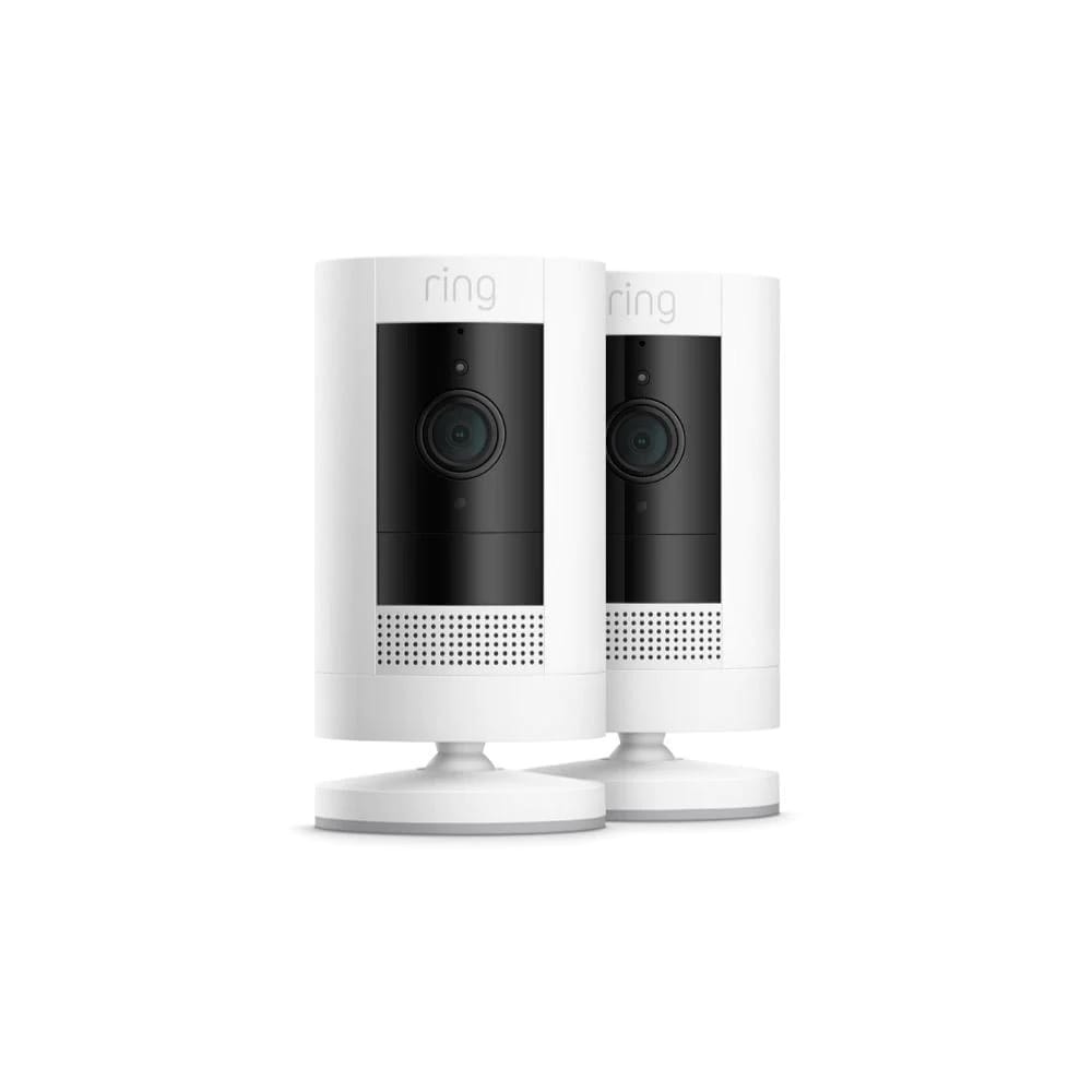Ring Stick Up Cam Battery 3rd Gen White 2 Pack