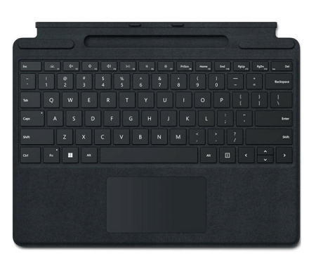 Microsoft Surface Pro 8 / 9 / X Signature Keyboard Type Cover, No Pen - Black (2022)