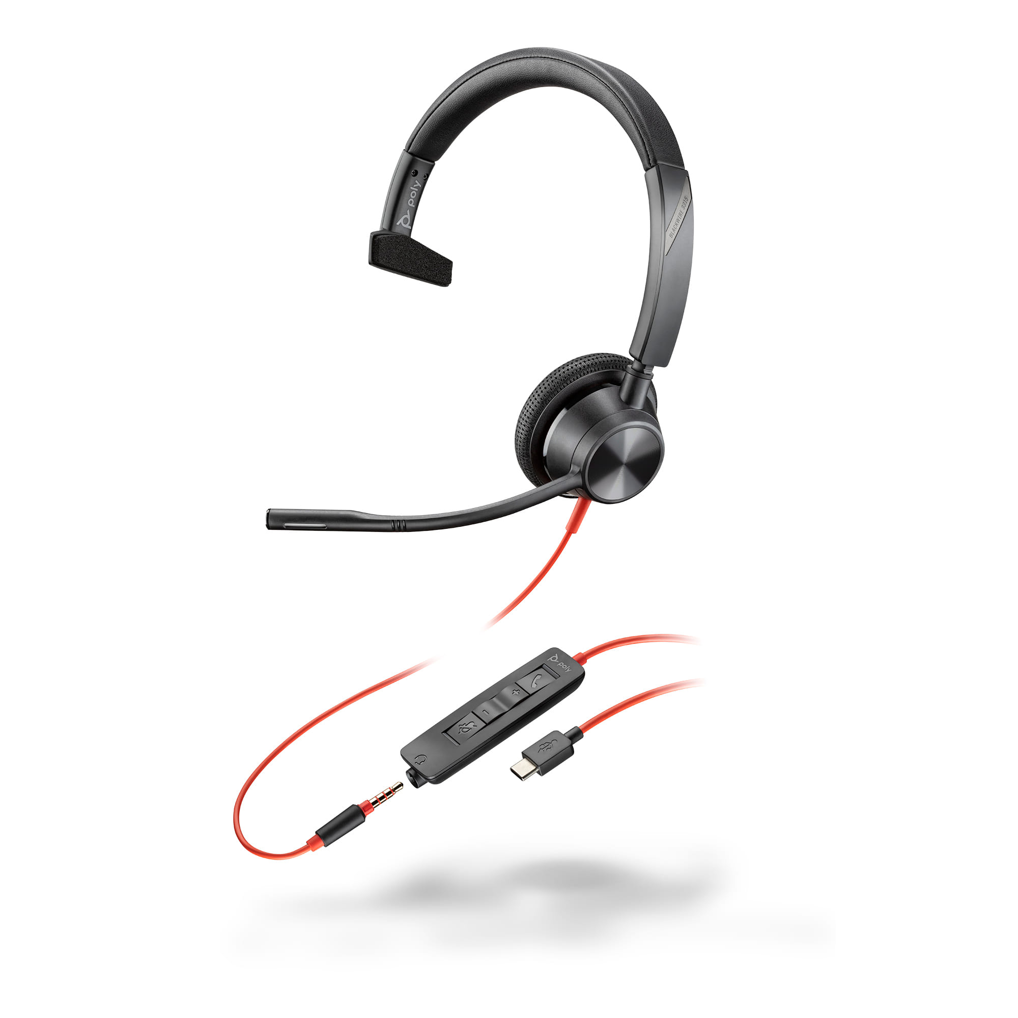 HP Poly Blackwire 3315 USB-C Headset