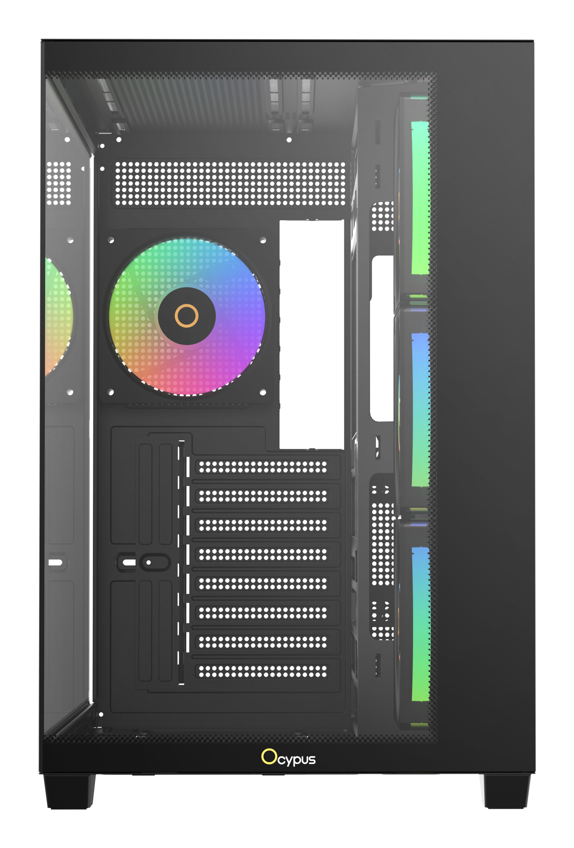 Ocypus Gamma C74 ARGB Mid Tower ATX Case - Black