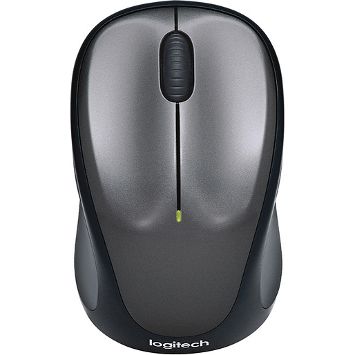 Logitech M235 Wireless Mouse with Compact Contoured Design - Grey