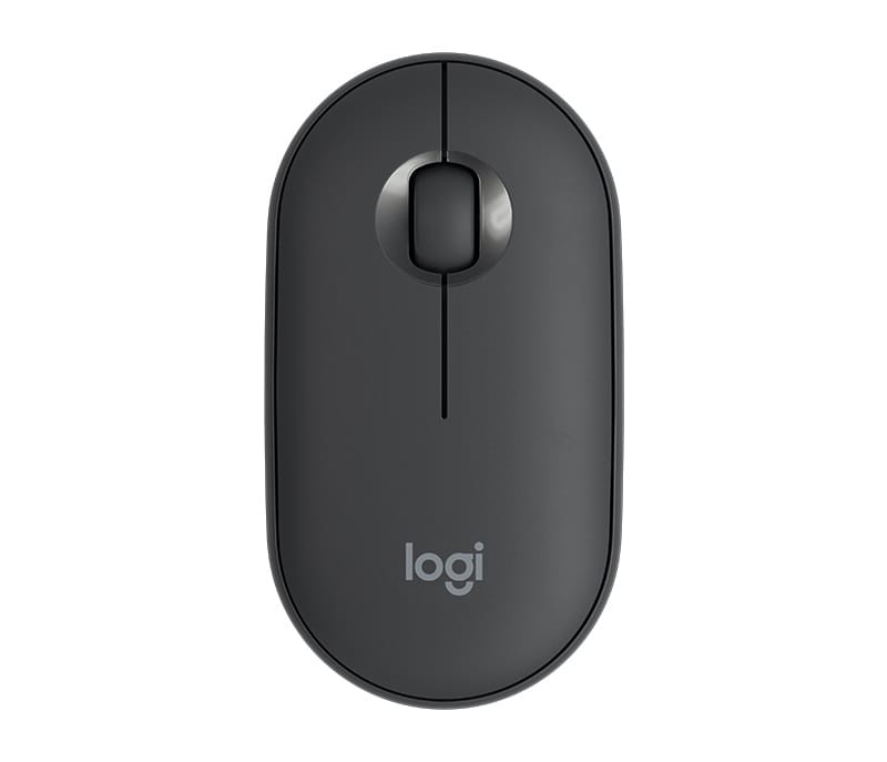 Logitech Pebble M350 Modern, Slim, Silent Mouse - Graphite