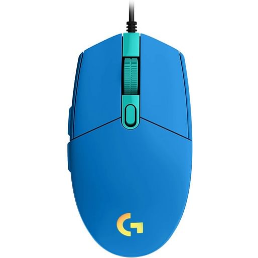 Logitech G203 LightSync RGB 6-Button 2.1m Gaming Mouse - Blue