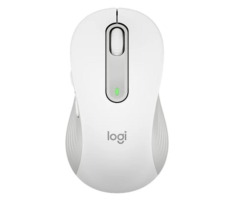 Logitech Signature M650 Large Bluetooth Mouse - White